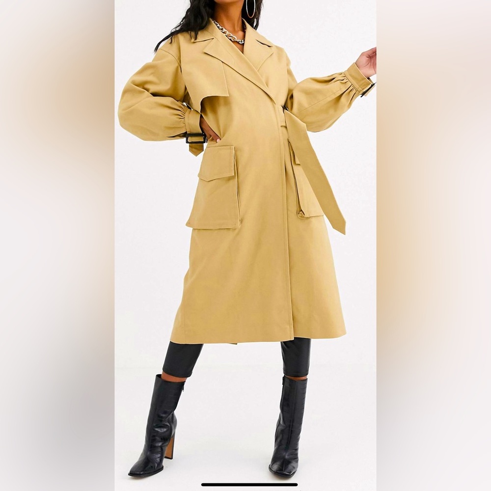 Utility Trench Coat- size 4